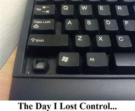 The day I lost control