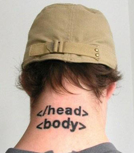 html5 head body