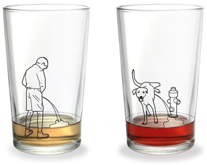 Urine glas