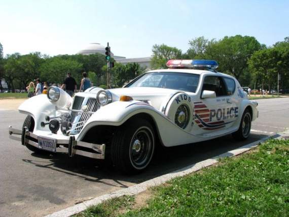 Old timer politiewagen