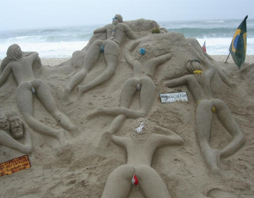 zand sculpturen